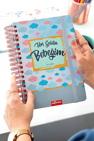 Le Color Baby Memory Book and Mother Pregnant Album Blue
