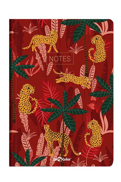 Le Color 17X24 cm Red Tropical Notebook