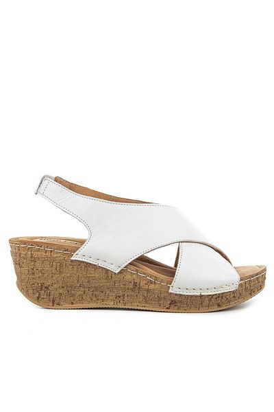 Hush Puppies Sandale de damă Aina Anatomical Sole Heel Spur din piele naturală