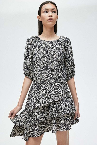 H&M Flounce-trimmed dress