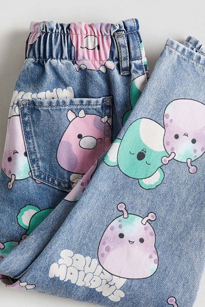 H&M Relaxed Fit Paper Bag Jeans