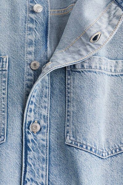 H&M Feather Soft Denim shirt