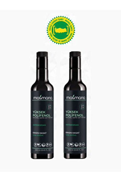 MASMANA Yüksek Polifenollü Zeytinyağı 2x 250 ml ( 2024 SEZONU)