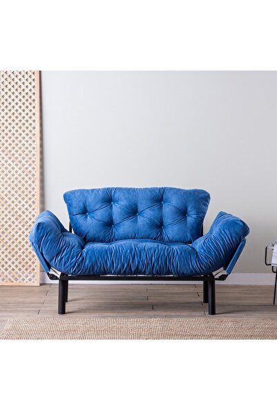 Pafu Nitta İkili Yataklı Koltuk - Gök Mavi