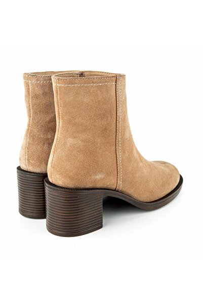 Muya Acte 6 Nokta Anatomik Taban Topuk Dikeni Hakiki Deri Kadın Bot