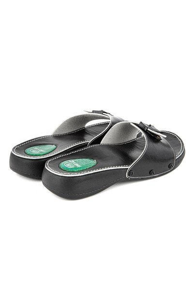 Muya Phare Classic Anatomical Sole Gel Supported Women's Slippers - Black - 39