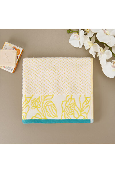 Evidea Prosop moale pentru față - galben - 50x90 cm