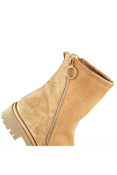 Muya Mavenna 6 Nokta Anatomik Taban Topuk Dikeni Hakiki Deri Kadın Bot