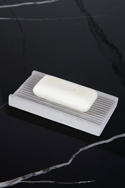 betonmall Handmade Rectangular Concrete Solid Soap Dispenser