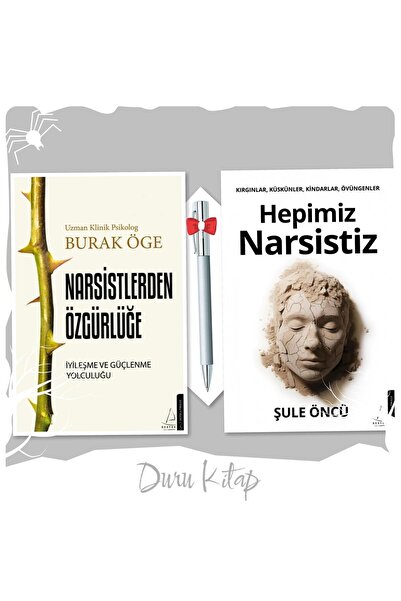 Destek Yayınları Narsistlerden Özgürlüğe & Burak Öge - Hepimiz Narsistiz & Şu...