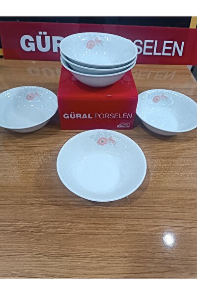 Güral Porselen 15cm çiçekli 1208 çorba kasesi