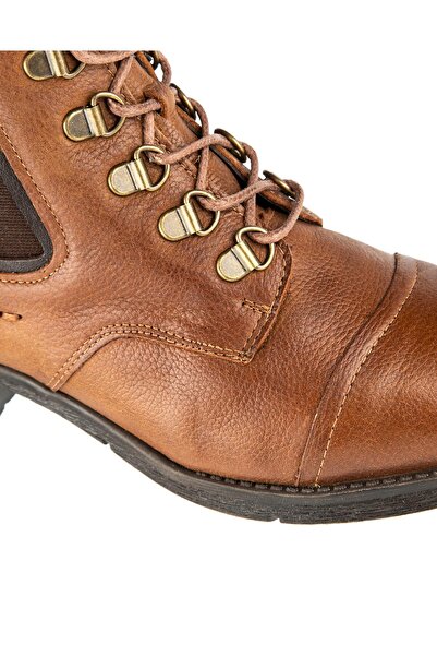 Muya Rosalina Anatomik Taban Topuk Dikeni Bağcıklı Hakiki Deri Kadın Bot