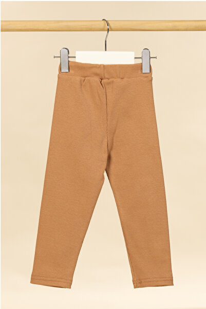 Unisex Camel Çocuk Tayt