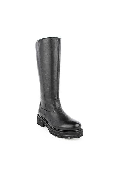 Muya Γυναικείες μπότες από γνήσιο δέρμα Chadwick 6 Point Anatomical Sole Heel Spur με φερμουάρ