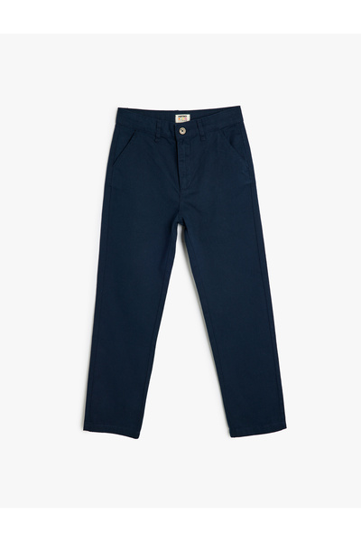 Koton Chino Pantolon Cepli Pamuklu