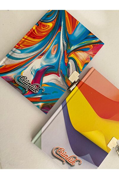 sevencolor 160 Sheets Lined Ziplock Diary Notebook