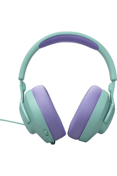JBL Quantum 100M2 Wired Over Ear Gaming Headset - Cyan