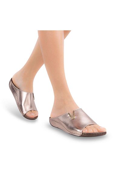 Muya Γυναικείες παντόφλες τεσσάρων εποχών Mena Anatomical Sole Gel Supported Heel Spur