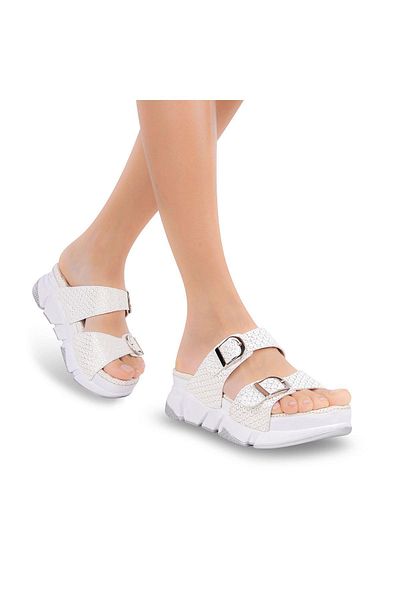 Muya AnatomicalCasterSole and Heeled Women's Slippers