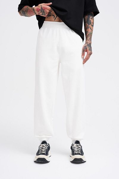 Machinist Ανδρικό φούτερ Basic Diagornel Jogger Ecru