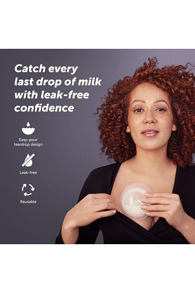 Elvie Set of Two Catch Milk Collection Shells | Reuseable Breast Shells Collect Up to 1oz