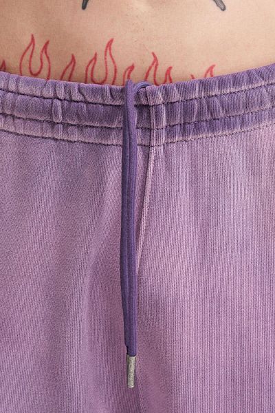 Machinist Ανδρικό φαρδύ μωβ φούτερ Grandient Washed