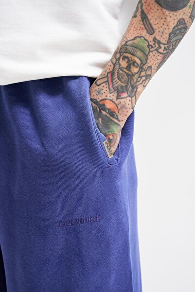Machinist Ανδρικό φούτερ Grandient Washed Baggy Navy Blue