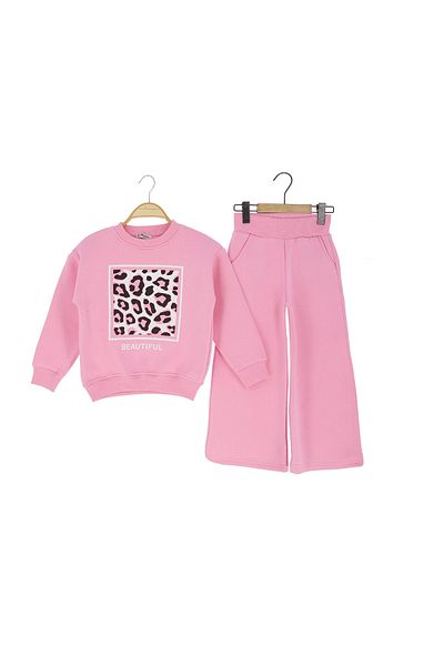 Atabay Kids Atabay 298-11-24 Stylish Leopard Print Suit for Girl - Ages 3/6