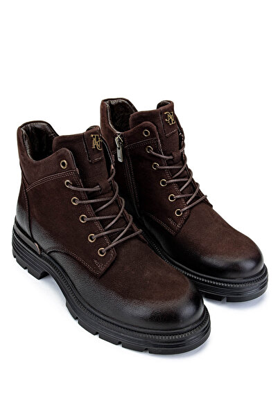 Tamer Tanca Kadın Hakiki Deri Kahverengi Nubuk Casual Bot