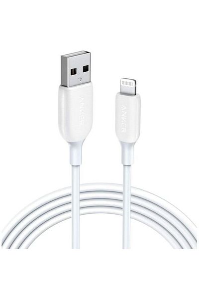 Anker PowerLine III Lightning Cable | 3ft Charger | A8812H21-A | White Color