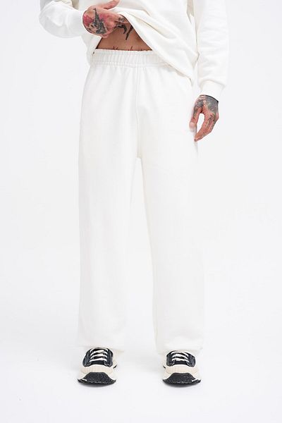Machinist Ανδρικό Basic Diagonal Baggy Ecru Sweatpants