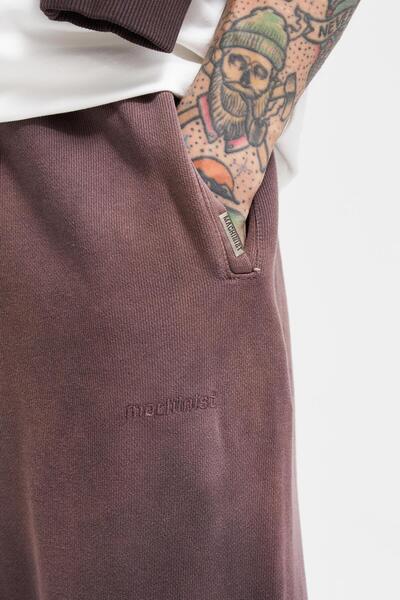 Machinist Чоловічі баггі-штани з ефектом градієнта, кольору кави, з ефектом прання