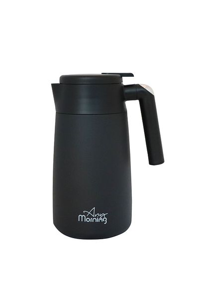 Any Morning Thermos Isolierkanne, Schwarz