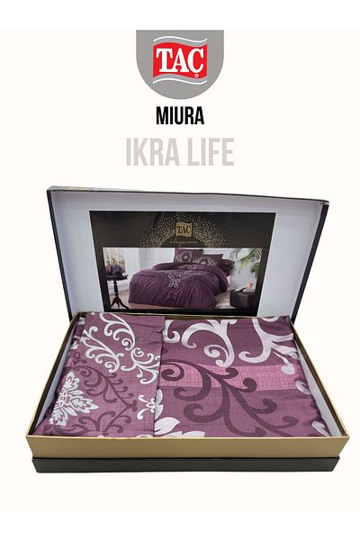 Taç Miura Deluxe Satin Double Duvet Cover Set