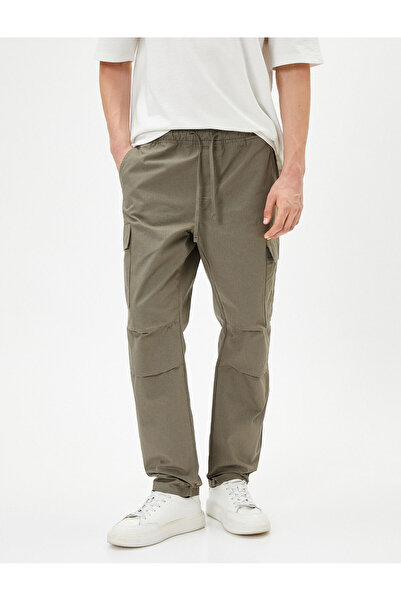 Koton Khaki színű férfi nadrág - 4sam40007hw modell