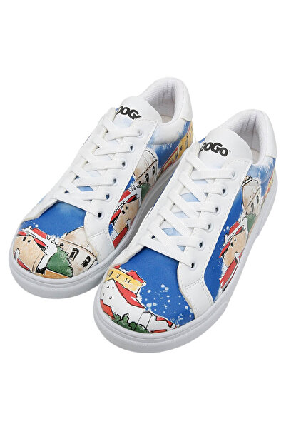 Dogo White Vegan Leather Women's Sneakers - on the Roofs Design