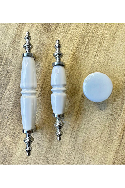 Karan Porselen Porcelain Furniture Drawer Cloakroom Kitchen Cabinet Handle