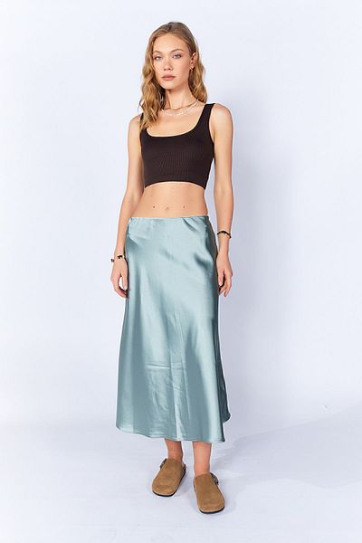 Manche Çağla Satin Skirt MKN298936-01