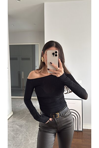 sinemkivanc co Marka Model Siyah Transparan Bodysuit