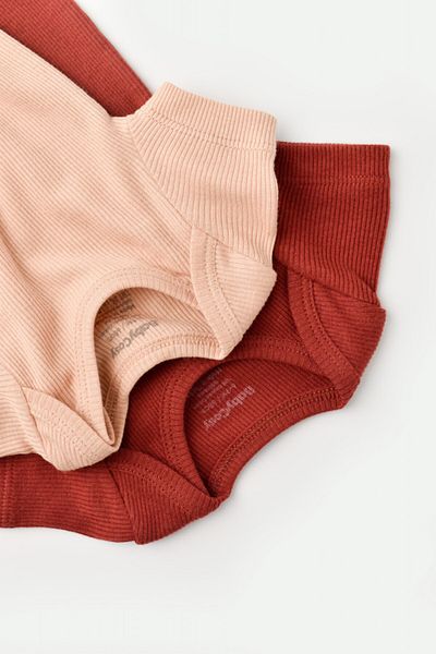 BabyCosy Set 2 body-uri bebe unisex- Caramiziu/Somon, BabyCosy