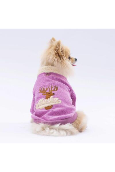 Pawstar Pembe Alaska Kedi Köpek Sweat- Kedi Köpek Kıyafeti