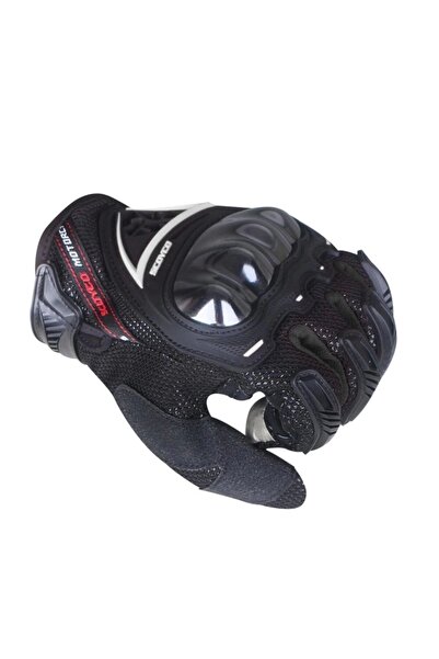 Scoyco Men's Black Mc44 Summer Full Protection Professional Long Gloves