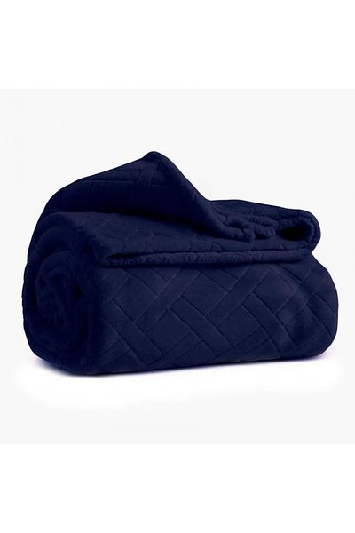 Karaca Elanor Kuscheldecke in Navy