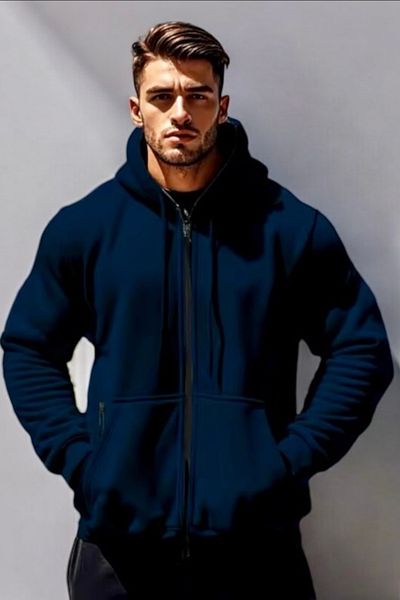 bb butik basic Thick Three Thread Fleece Inside Unisex Sweatshirt Bb9076X