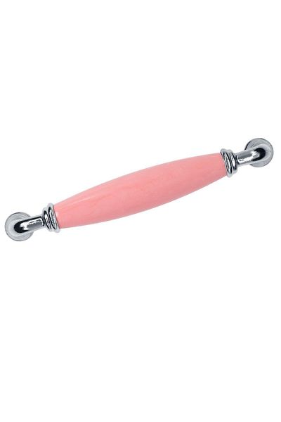 Porcellana Perla (9,6cm)- Porcelain Handle Cabinet Drawer Furniture Kitchen Bathroom Handle Handle Ruby 96Mm-Metal -Stk0900