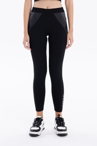 GMG FIRENZE εφαρμοστό Γυναικείο μακρύ κολάν με σχέδιο