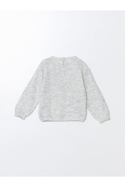 LC Waikiki Lw - Crew Neck Printed Girl's Sweater