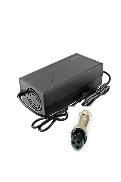 Livolo onvo rx5/rx7/rx8 uyumlu 67.2v 2a scooter şarj adaptörü.kesicili fanlı