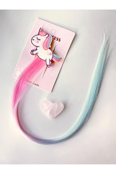 Unicorn Renkli Saç Toka Bebek Toka Çocuk Toka Çıt Toka