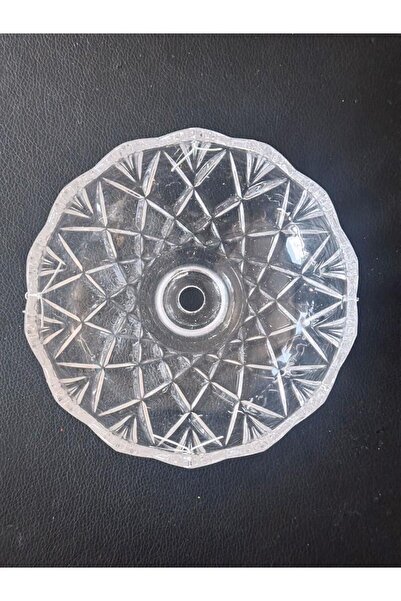 İstanbul Avize Almira Tekli Şeffaf Alt Cam Tabağı 1 Adet